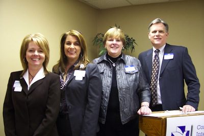 Margaret Corbett (from left), Lori Ross, Kittie Aaron and Jim Lambert.