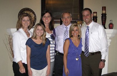 The Atkinson family – Carol (from left), Whittany, Brittany, Jim, Daphne and Wes.