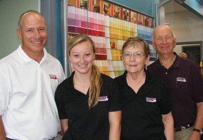 Travis Detter (from left), Gentry Stafford, Kay Detter and John Detter.