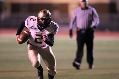 Clinton quarterback Park Parish. (Bill Patterson photo)