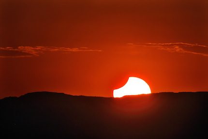 A rare annular solar eclipse photographed in Utah. (Bill Patterson photo)