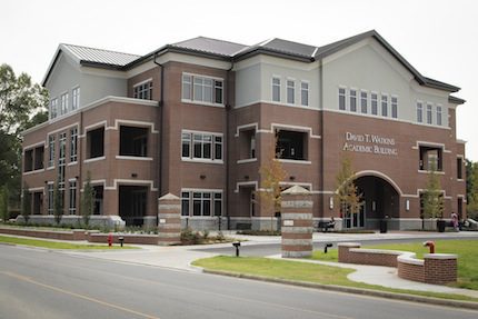 The new David T. Watkins building at CBC.