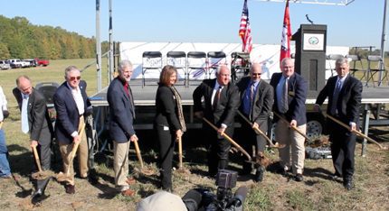 Groundbreaking held for shooting range and clubhouse scheduled for completion in the spring.