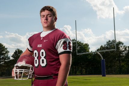 Brody Welcher – a member of the Beebe High School squad – was selected for the 2012 edition of the 501 Football Team. (Mike Kemp photo)