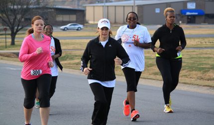 Participants in the K-C 5K.