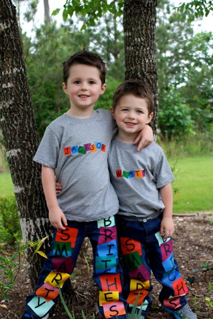 Brothers Jackson and Wyatt Kelley, the real “Smarty Britches.” 