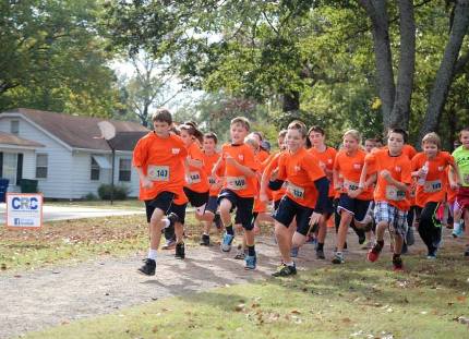 Nearly 100 participated in the Kids Run for Kids as part of the Soaring Wings Half Marathon.