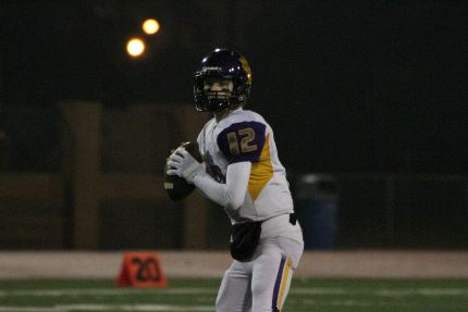 Senior quarterback Adam Dycus and the Mayflower Eagles took out conference rival Harding Academy last week on the road to advance to the 3A quarterfinals. (Kristee Woodham photo)