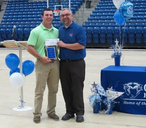 Collin Condit (left) with Jeff Matthews.