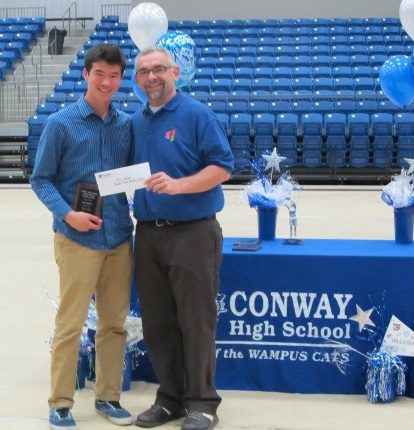 Ian Spatz (left) with Jeff Matthews.