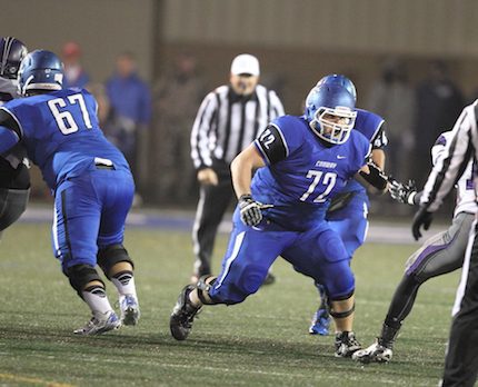 Senior lineman and 501 Football Team honoree Zach Mills. (Bill Patterson photo)