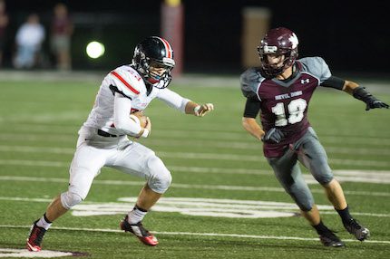 Senior receiver Michael Parsley. (Todd Owens photo)