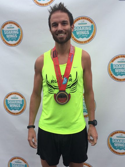 Nate Billings of Tulsa was the winner of the inaugural Soaring Wings of Conway Marathon.