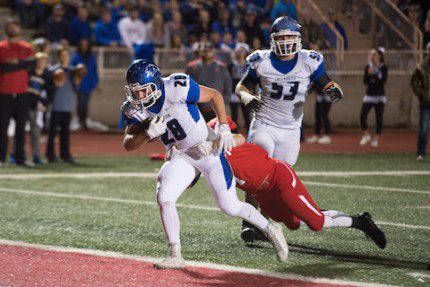 Sophomore running back Spencer Sutterfield and the Greenbrier Panthers travel to Batesville in the 5A quarterfinals. (Todd Owens photo)