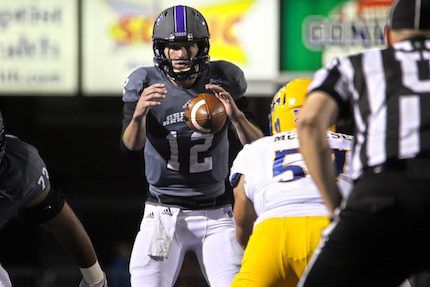 Junior quarterback Hayden Hildebrand leads the way at quarterback for the UCA Bears.