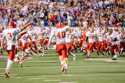 Senior linebacker Easton Seidl. (Jaison Sterling photo)