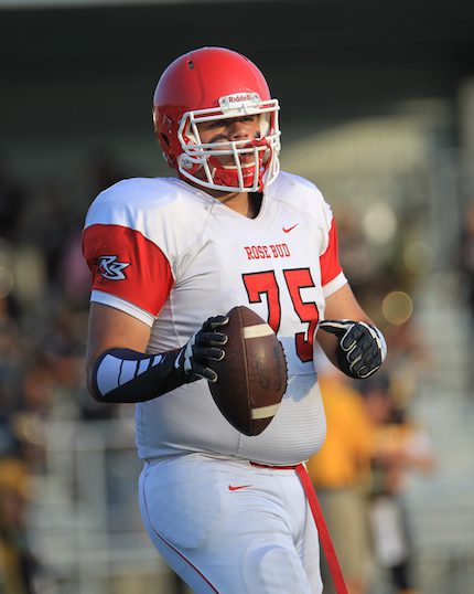 Senior lineman Ryan Schaumleffel. 