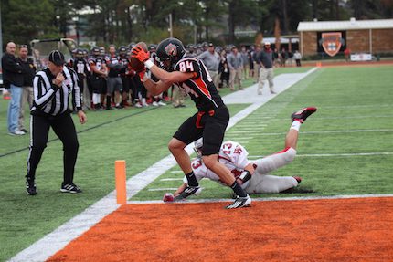 Spencer Smith is one of Hendrix College’s top returning receivers.