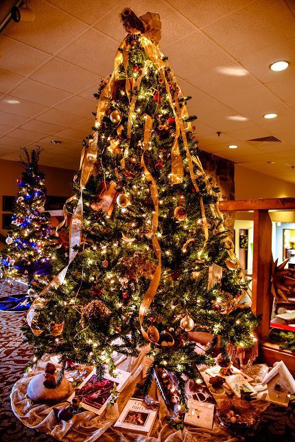 The Fairfield Bay Library designed a Christmas tree last year that was filled with knowledge. (Robin Richards photo)