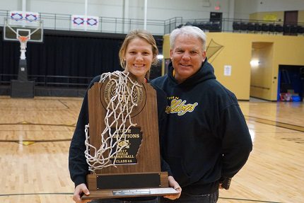 Rieley has experienced success on the basketball court right alongside her father and coach, Tim Hooten.