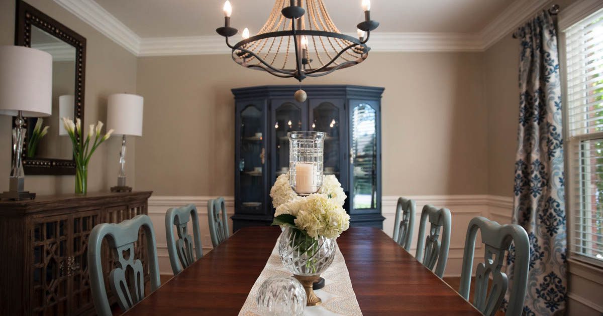in style magazine dining room
