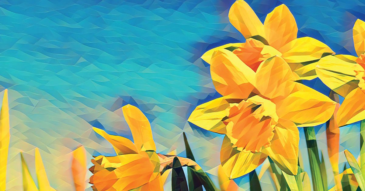 Daffodils - Beautiful Spring Flowers Graphic by Dazzling Illustrations ·  Creative Fabrica
