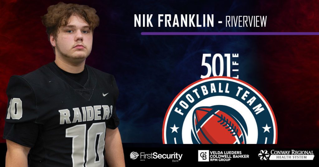 501 LIFE Magazine  501 Football Team 2023: Nik Franklin – Riverview