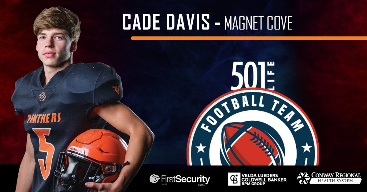 501 LIFE Magazine | 501 Football Team 2023: Cade Davis – Magnet Cove